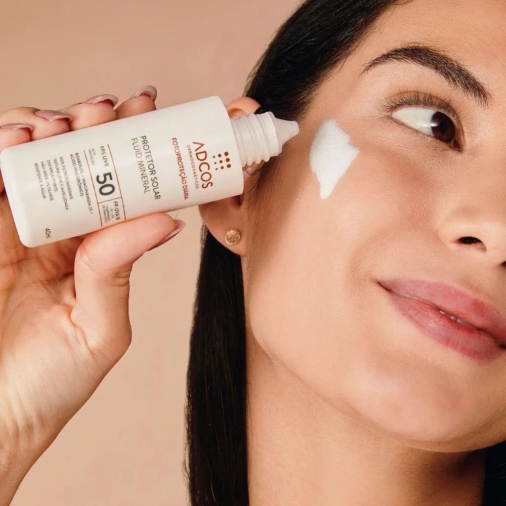 Protetor Solar Adcos Fluid Mineral Fps50 Incolor 40ml 6