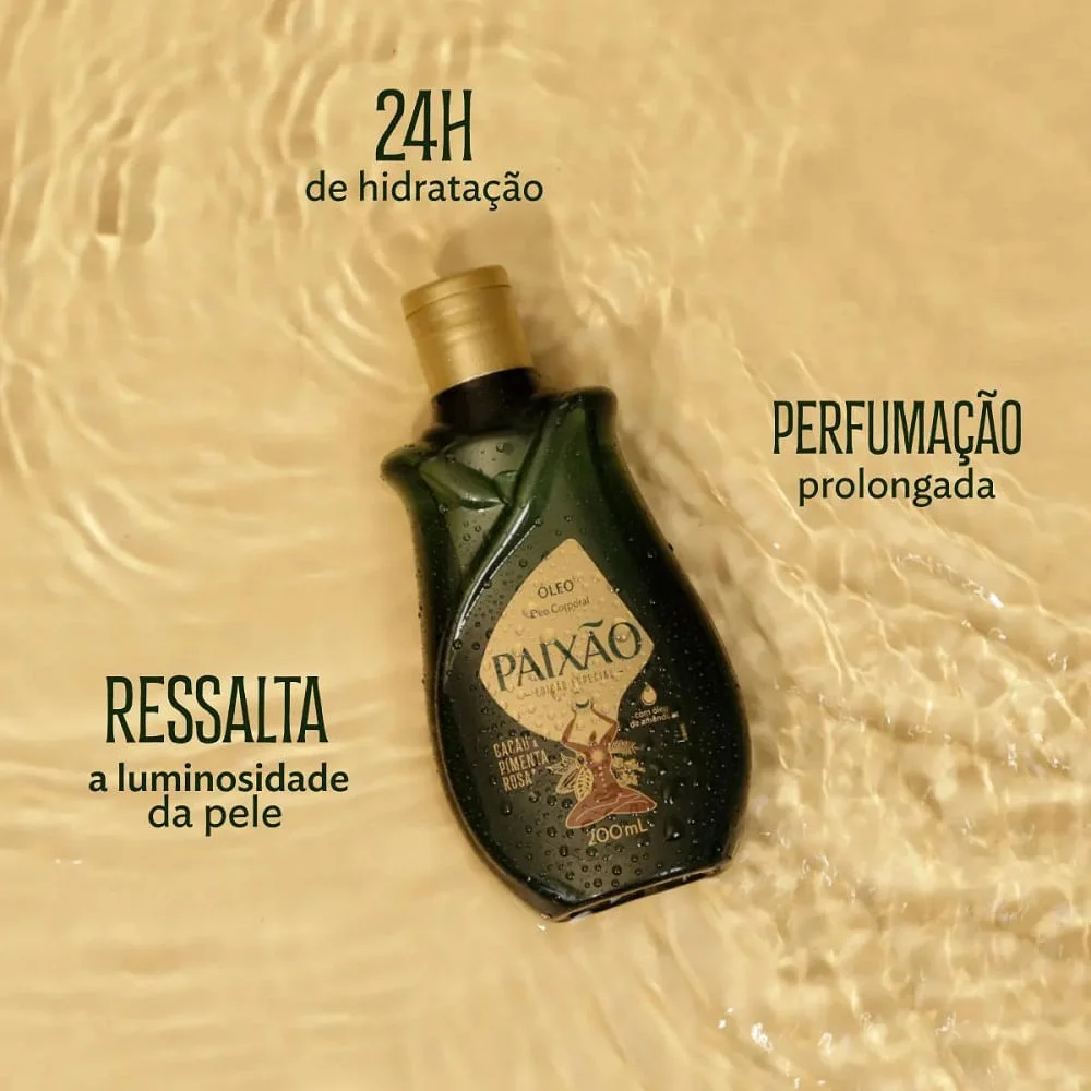 Óleo Deo Corporal Paixão Cacau e Pimenta Rosa 200ml 200ml 3