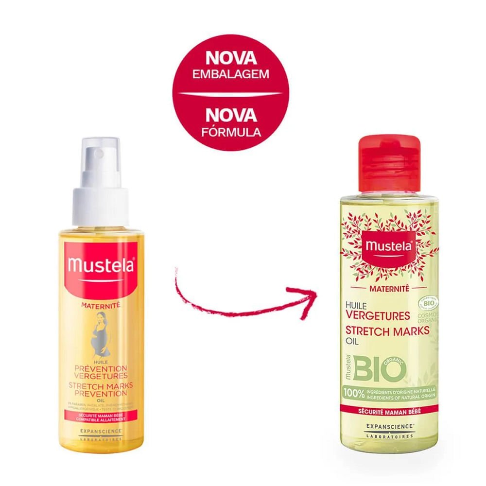 Óleo de Prevenção de Estrias Mustela Maternité Gestação e Amamentação 105ml 105ml 3
