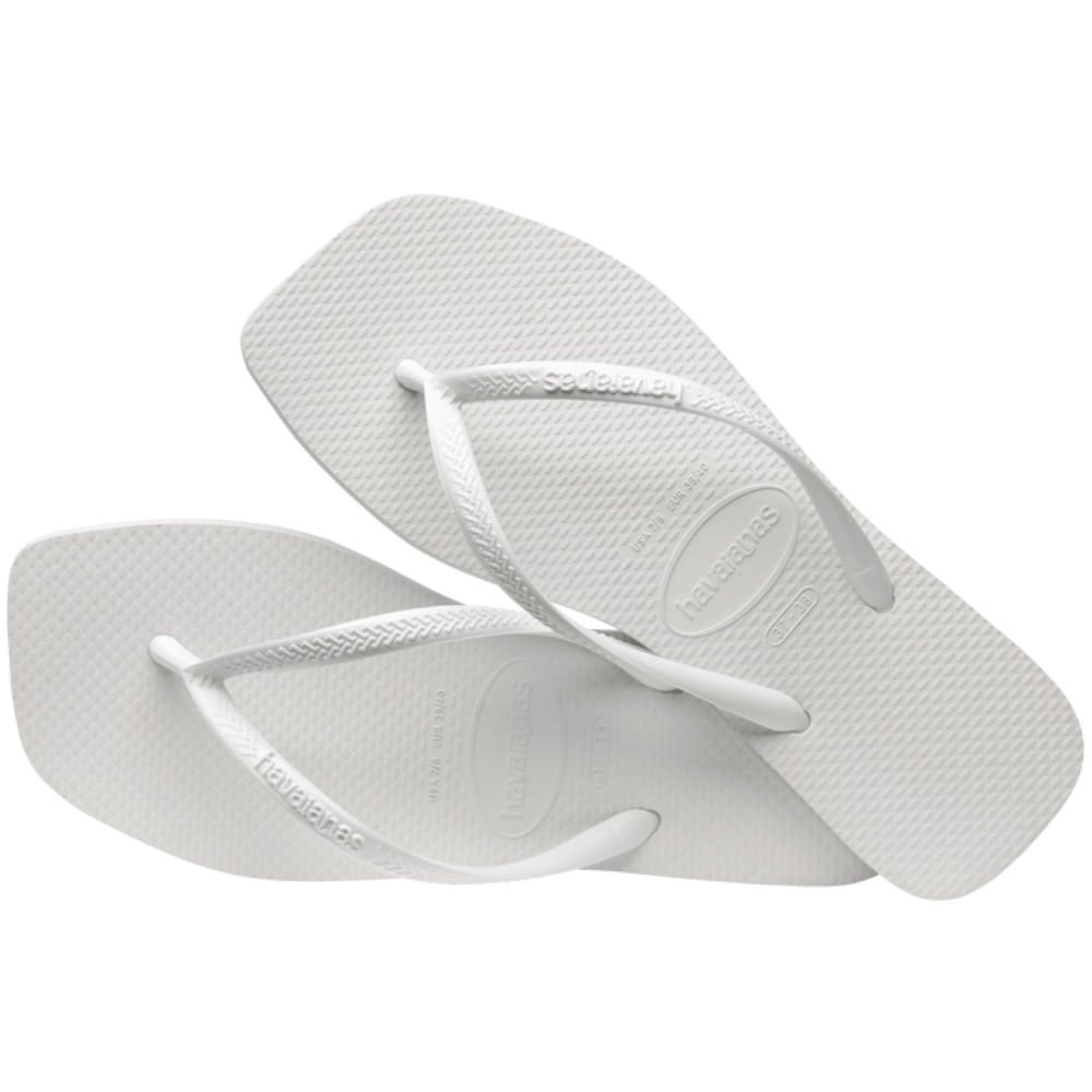 Sandálias Havaianas Slim Square Branco 33/34 Branco 2