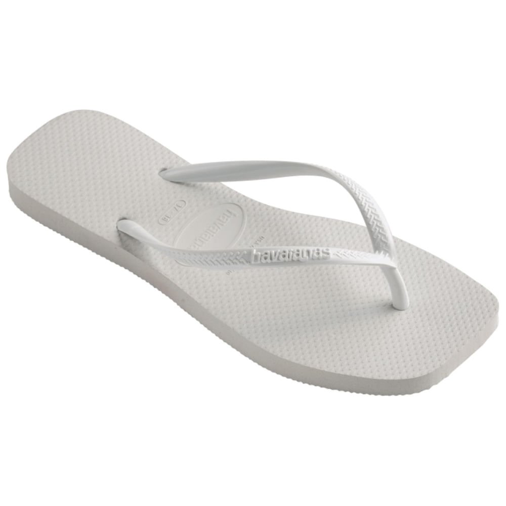 Sandálias Havaianas Slim Square Branco 33/34 Branco 3