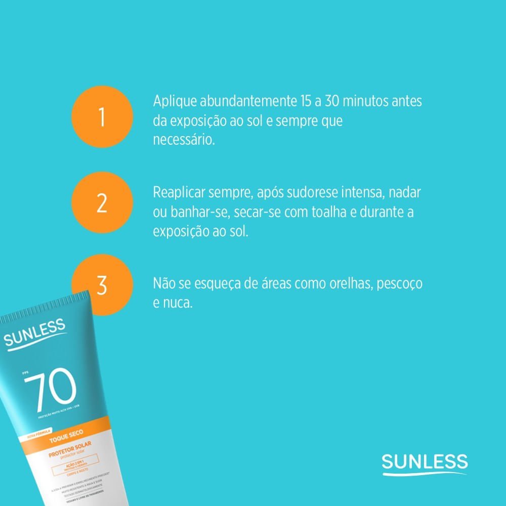 Protetor Solar Corporal Sunless Fps70 200g 200g 5