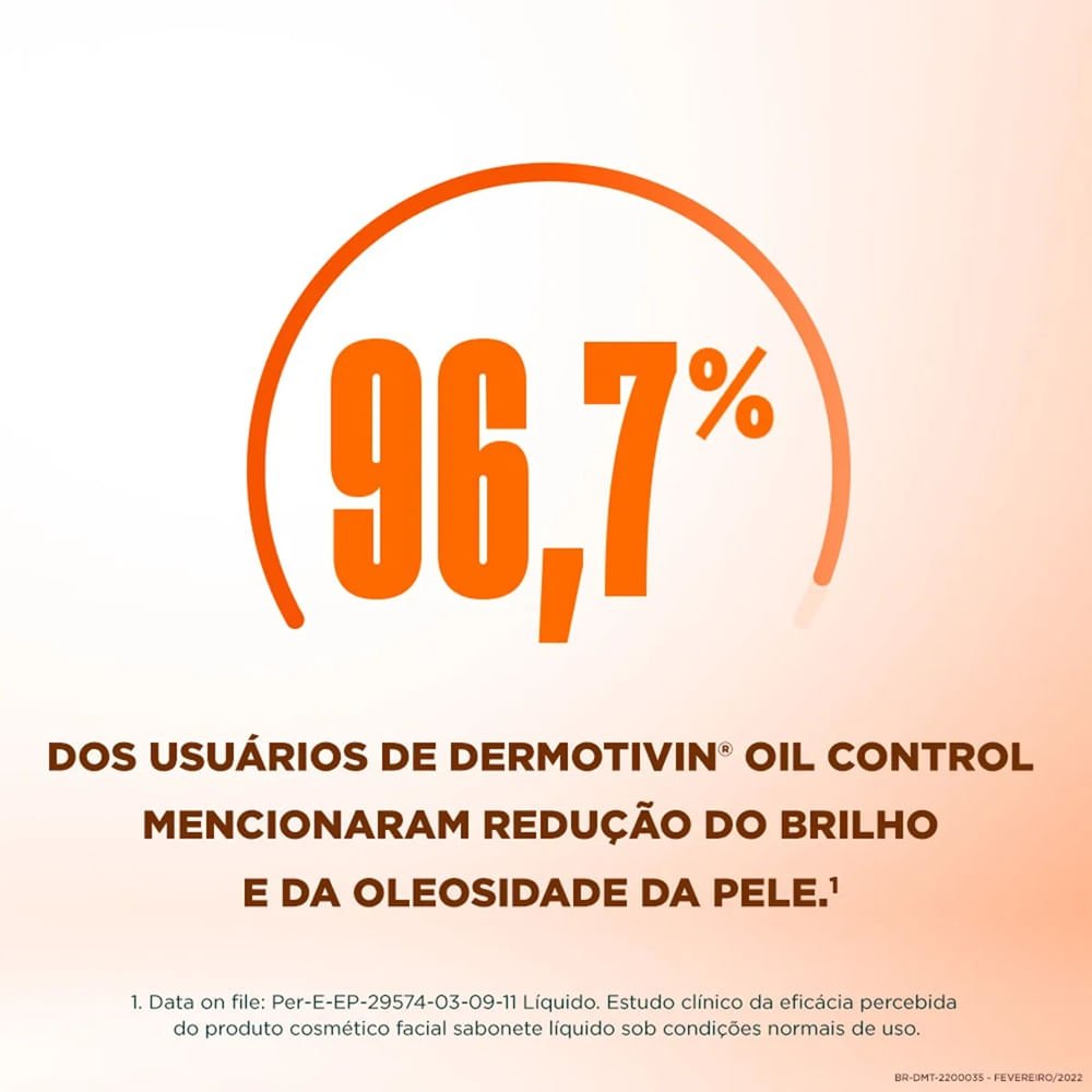 Sabonete Líquido Dermotivin Oil Control Pele Muito Oleosa 300ml 300ml 5