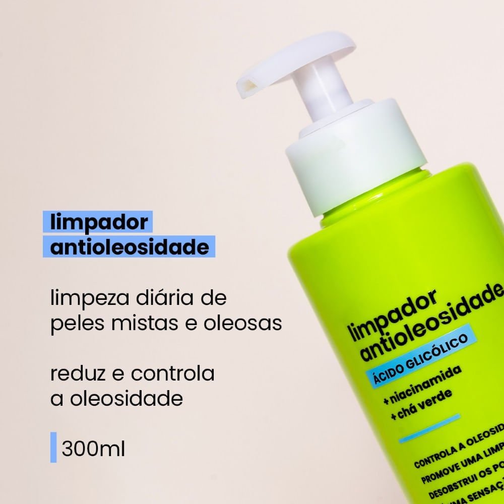 Limpador Facial Antioleosidade Sallve 300ml 300ml 3