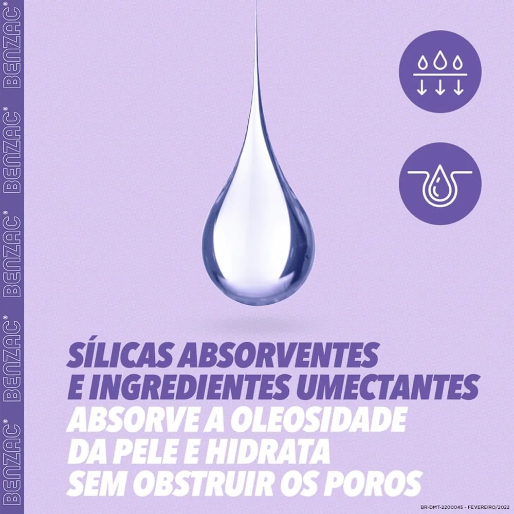 Dermotivin Benzac Oil Control Hidratante Matificante 50ml 50ml 2