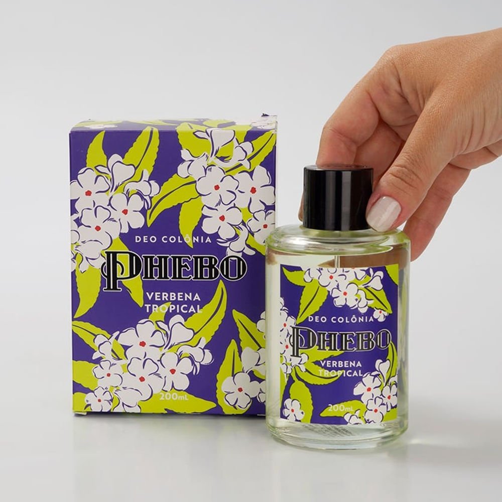 Deo Colônia Phebo Verbena Tropical 200ml 200ml 3