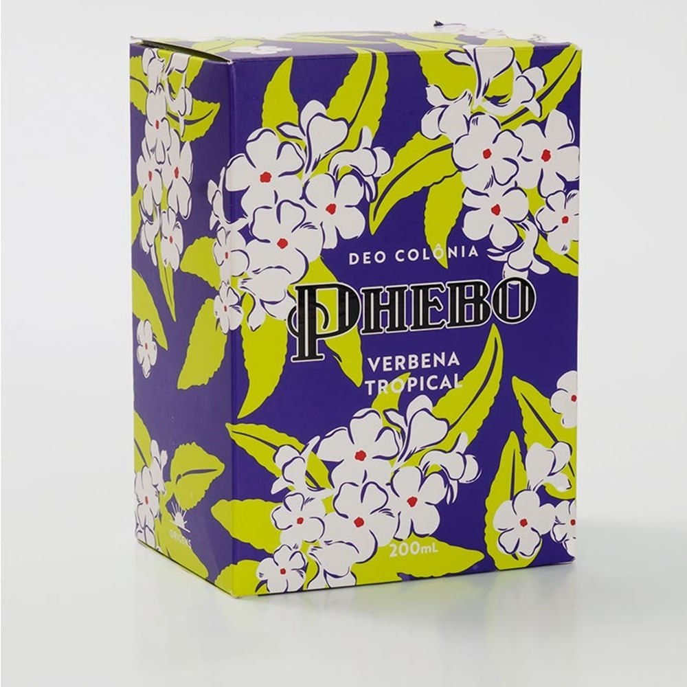 Deo Colônia Phebo Verbena Tropical 200ml 200ml 4