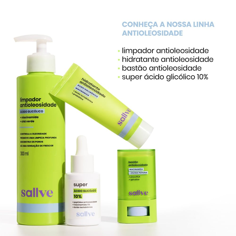 Hidratante Antioleosidade Niacinamida Sallve 40g 40g 6