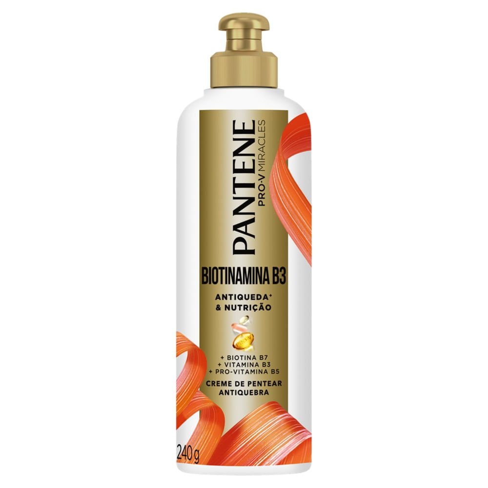 Creme de Pentear Pantene Biotinamina B3 Antiqueda e Nutrição 240g 240g 1