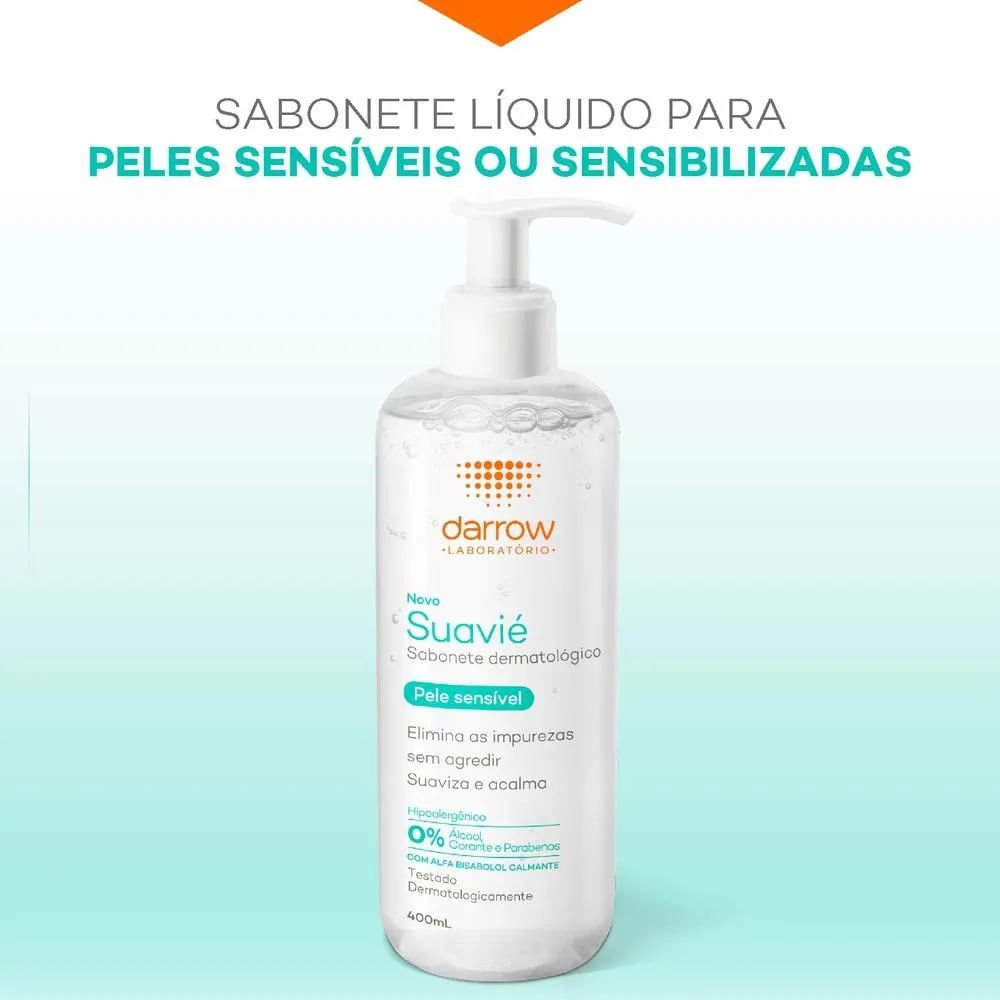 Sabonete Líquido Suavié Pele Sensível 400ml 400ml 2