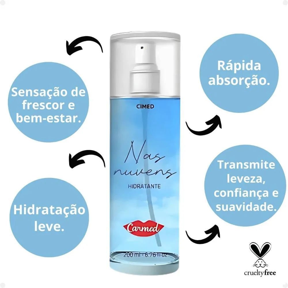 Body Splash Carmed Hidratante Nas Nuvens 200ml 200ml 2