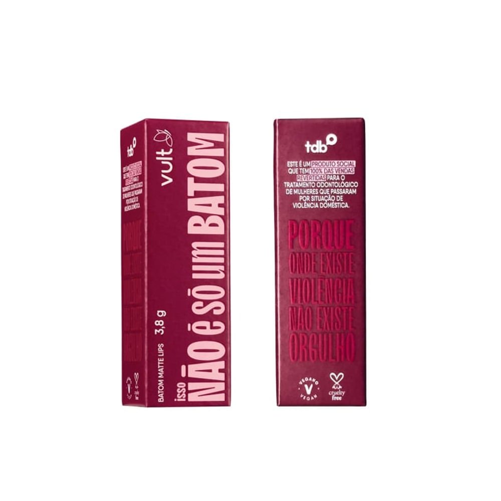 Batom Vult Matte Lips Marsala 3,8g Marsala 3