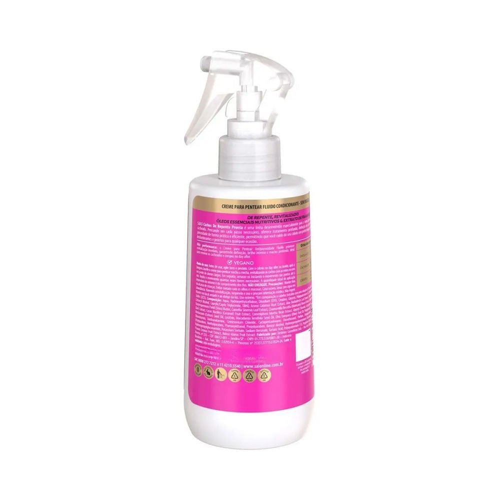 Creme de Pentear Salon Line SOS De Repente Pronta Antiporosidade 300ml 300ml 2