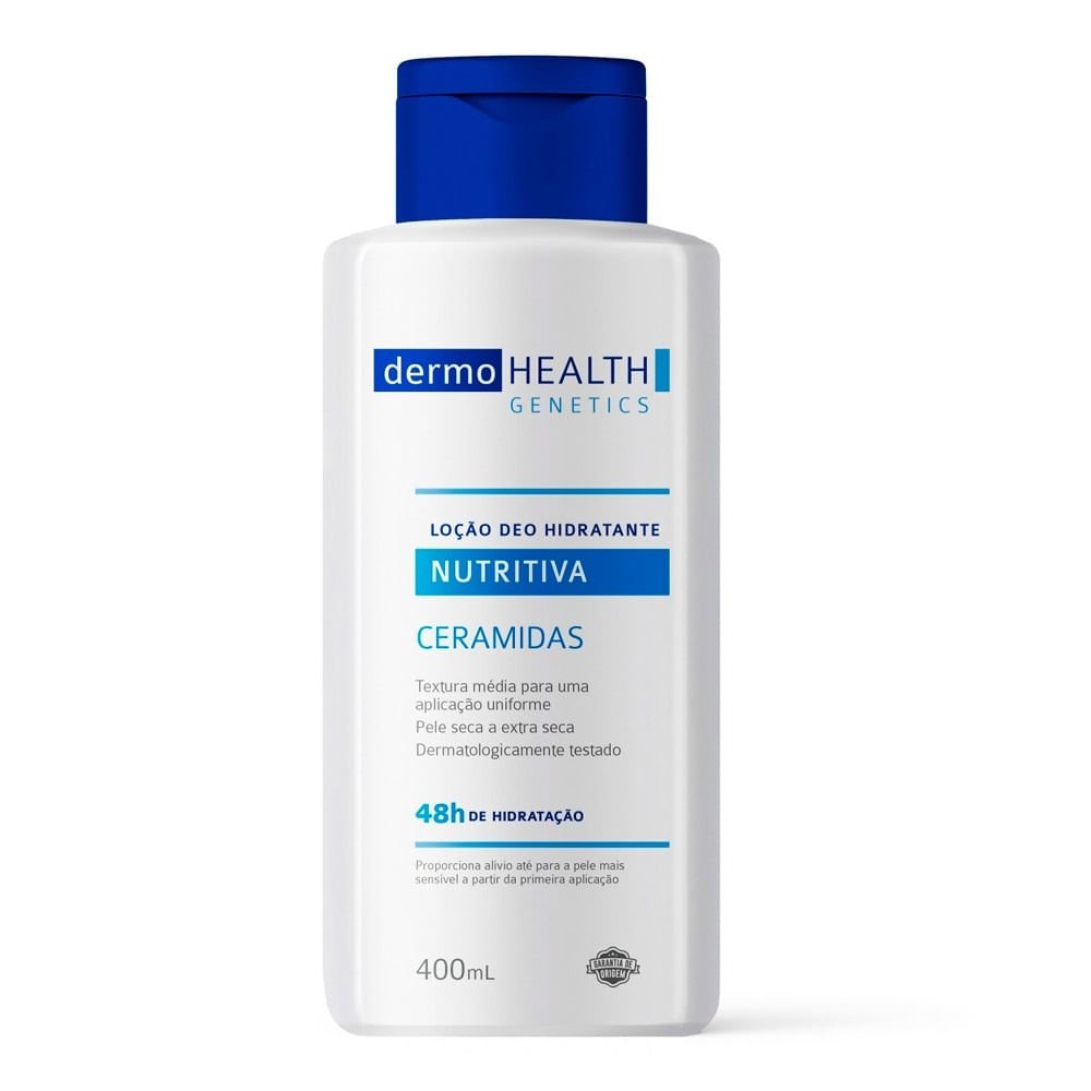 Loção Hidratante Dermo Health Nutritiva Ceramidas 400ml 400ml 1