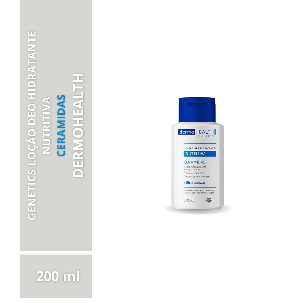 Loção Hidratante DERMOHEALTH Nutritiva Ceramidas 200ml 200ml 2