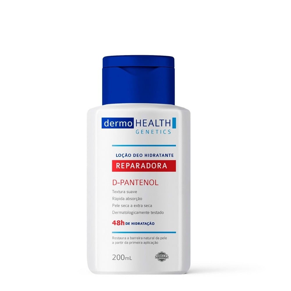 Loção Hidratante Reparadora Dermo Health D-Pantenol 200ml