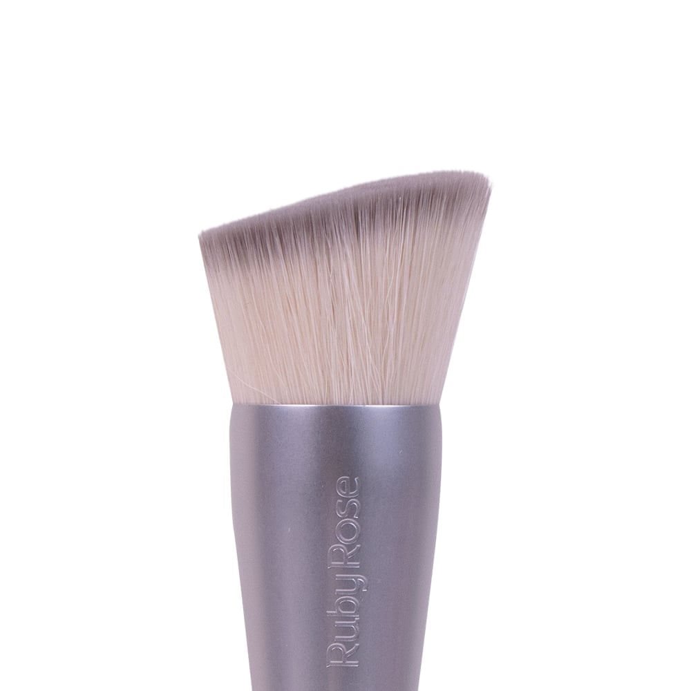Pincel Ruby Rose Kabuki Chanfrado Holographic Roxo 4