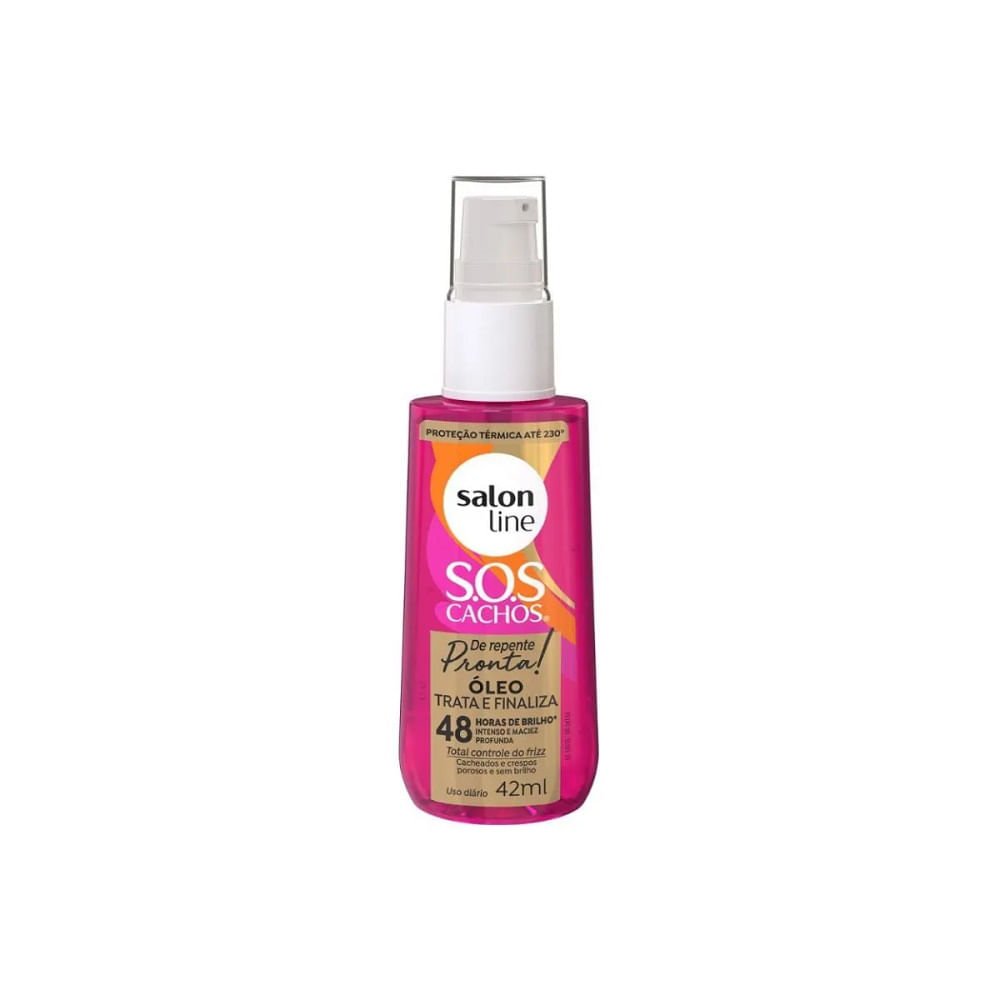 Óleo Capilar Salon Line SOS Cachos Trata e Finaliza 42ml