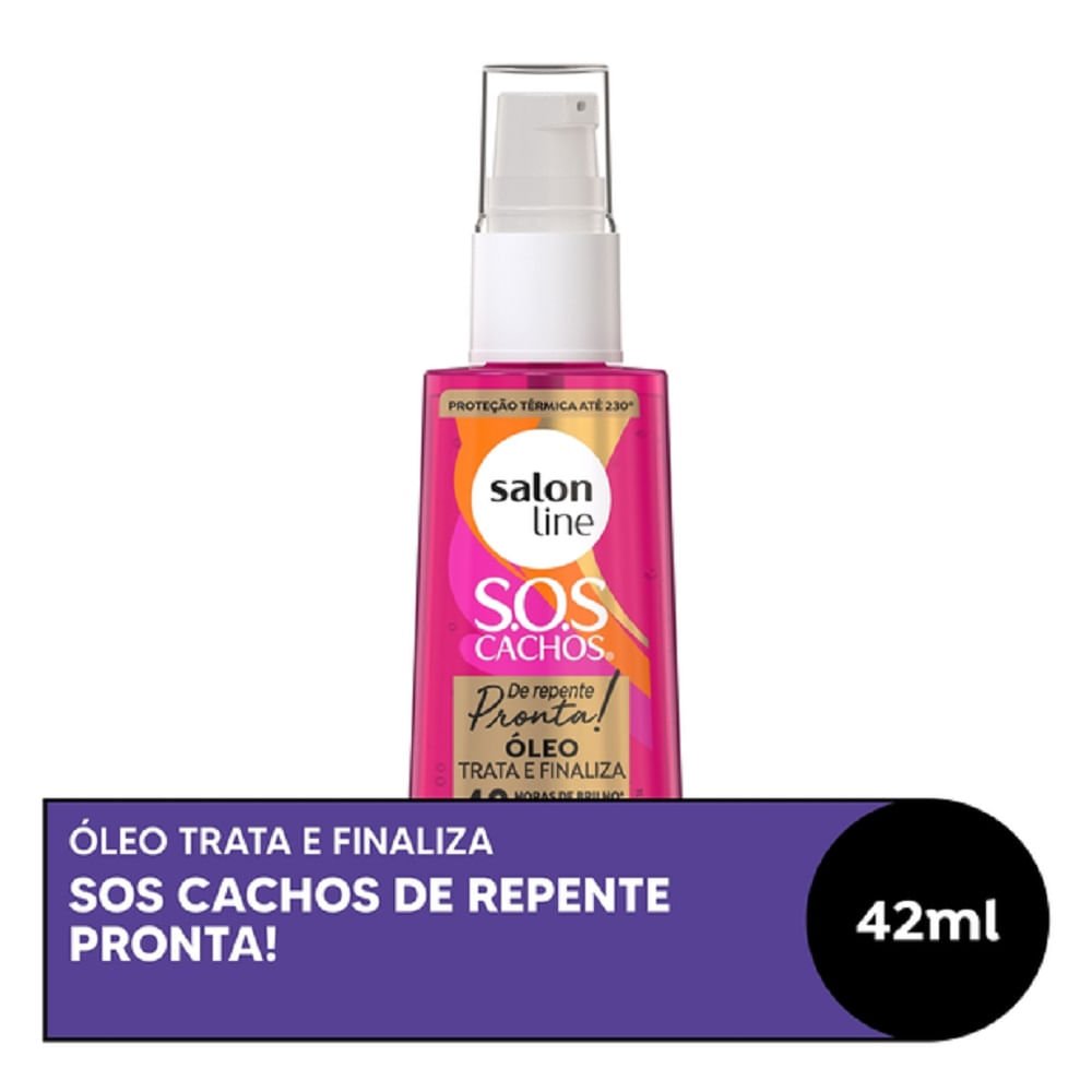 Óleo Capilar Salon Line SOS Cachos Trata e Finaliza 42ml 42ml 3