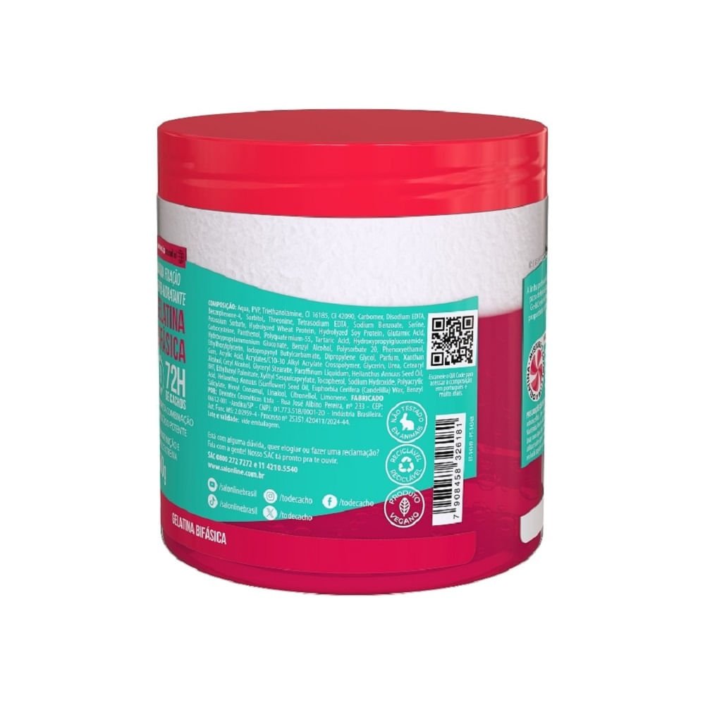 Gel e Creme Salon Line To de Cacho Definição Ultra Extraordinária 500g 500g 3