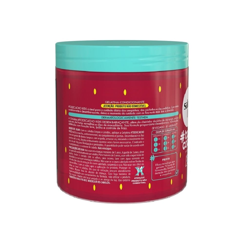 Gelatina Capilar Salon Line To De Cacho Desembaraçante Morango 550g 550g 3