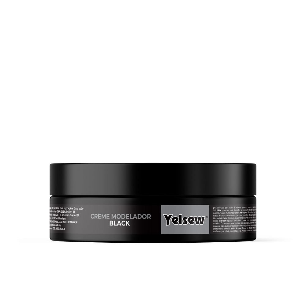 Creme Modelador Capilar Yelsew For Men Black 100g 100g 2