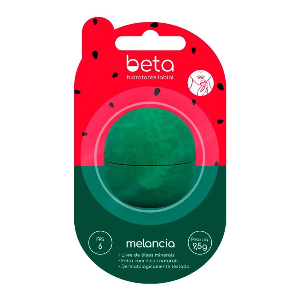 Hidratante Labial Beta Melancia FPS 6 9,5g