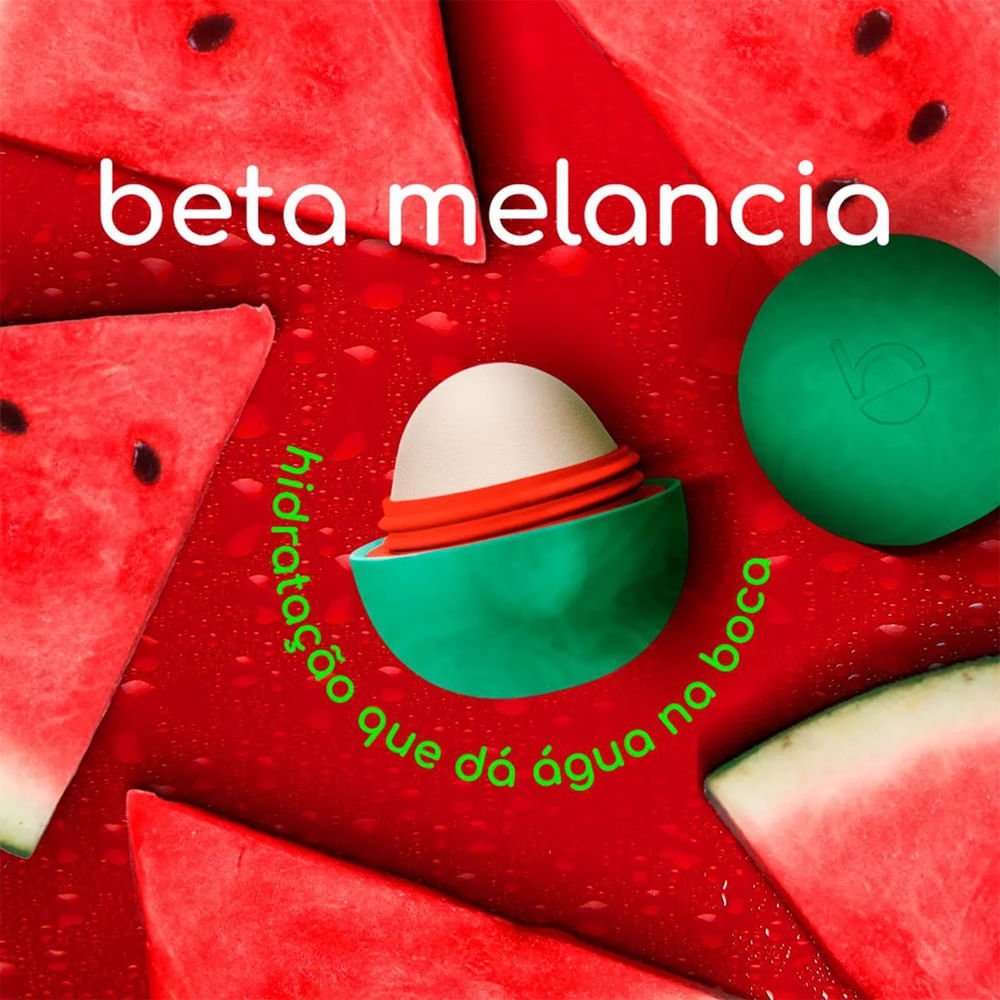 Hidratante Labial Beta Melancia FPS 6 9,5g Melancia 6