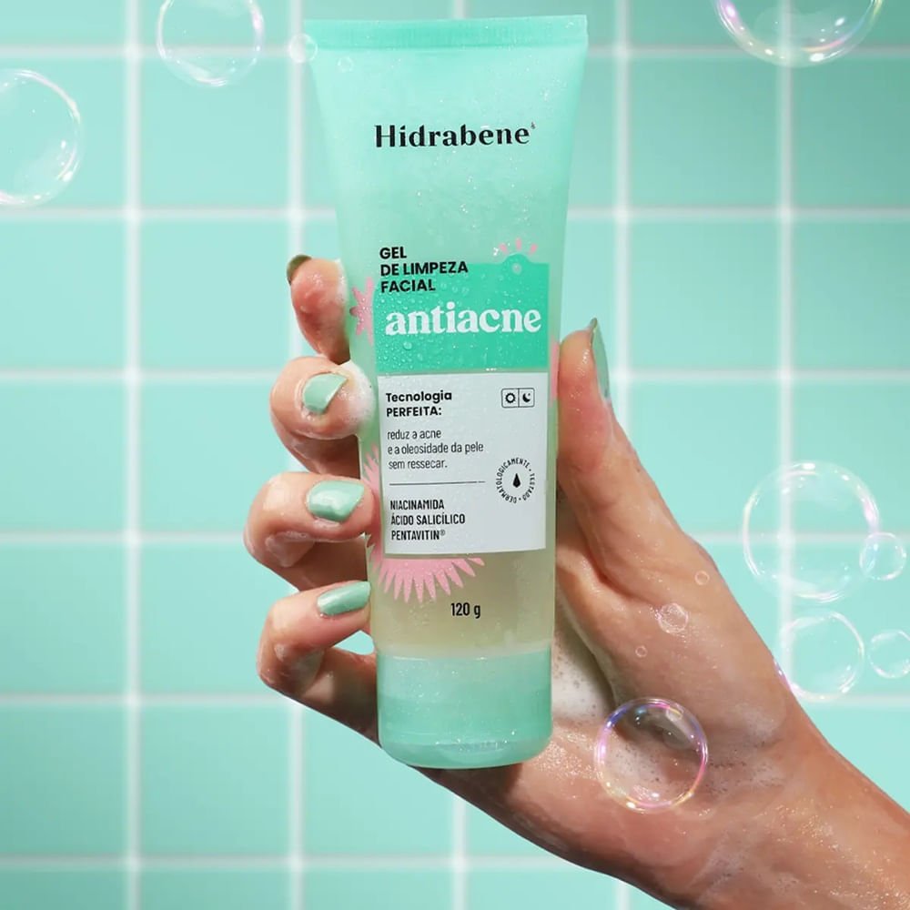 Gel de Limpeza Facial Hidrabene Antiacne 120g 120g 2