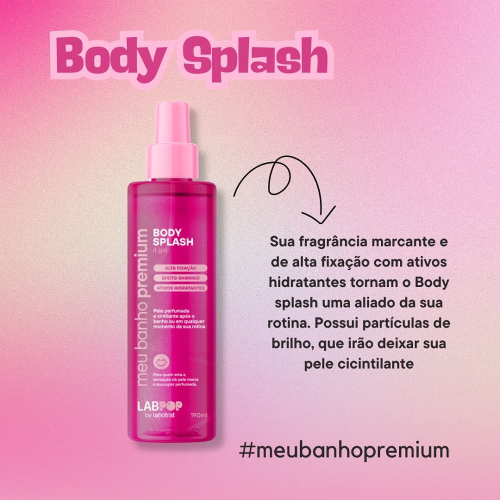 Body Splash Labotrat It Girl LabPOP 190ml 190ml 3