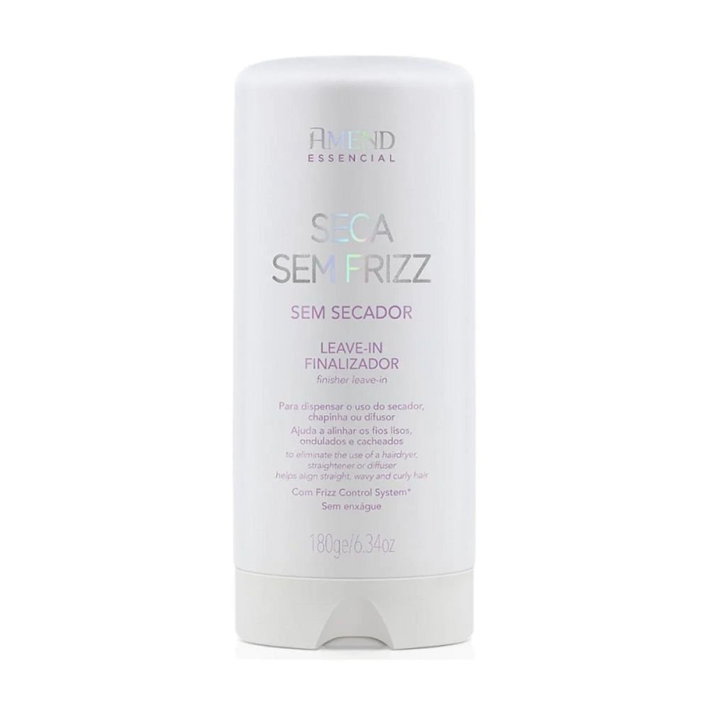 Leave-In Finalizador Amend Seca Sem Frizz 180g