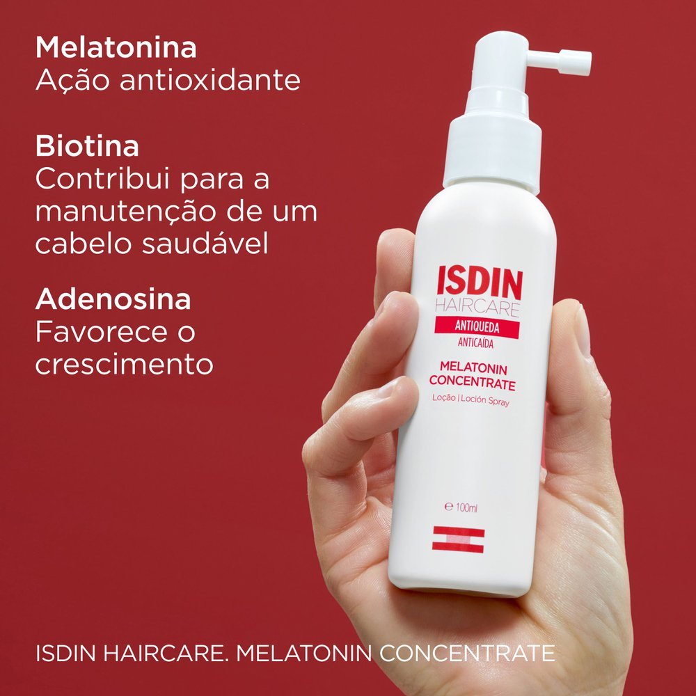 Loção Antiqueda Isdin Hair Care Melatonin Concentrate 100ml 100ml 6