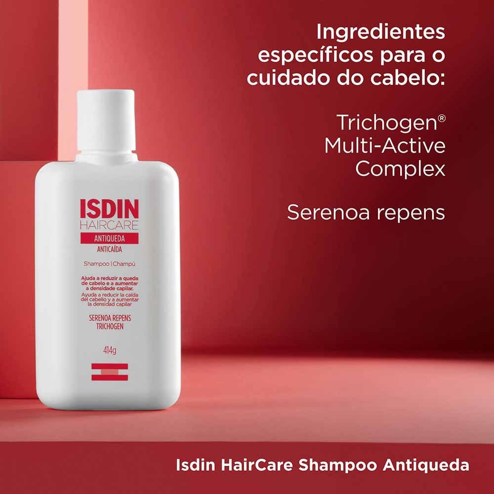 Shampoo Antiqueda Isdin Hair Care 414g 414g 4