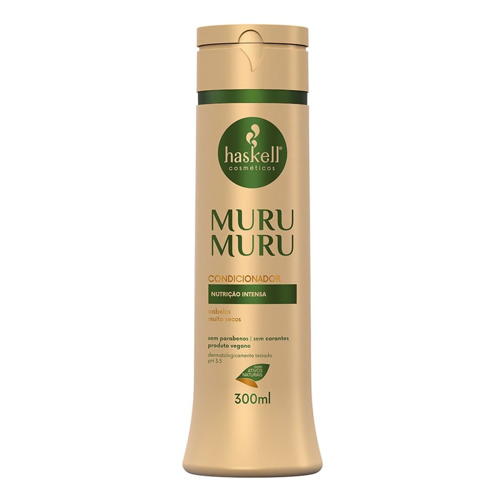 Kit Shampoo + Condicionador Haskell Murumuru 300ml ÚNICO 3