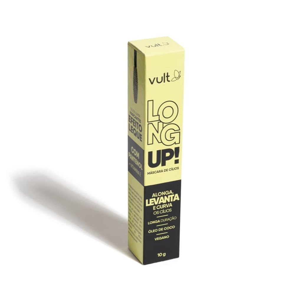 Máscara de Cílios Vult Long Up Preta 10g Preto 2