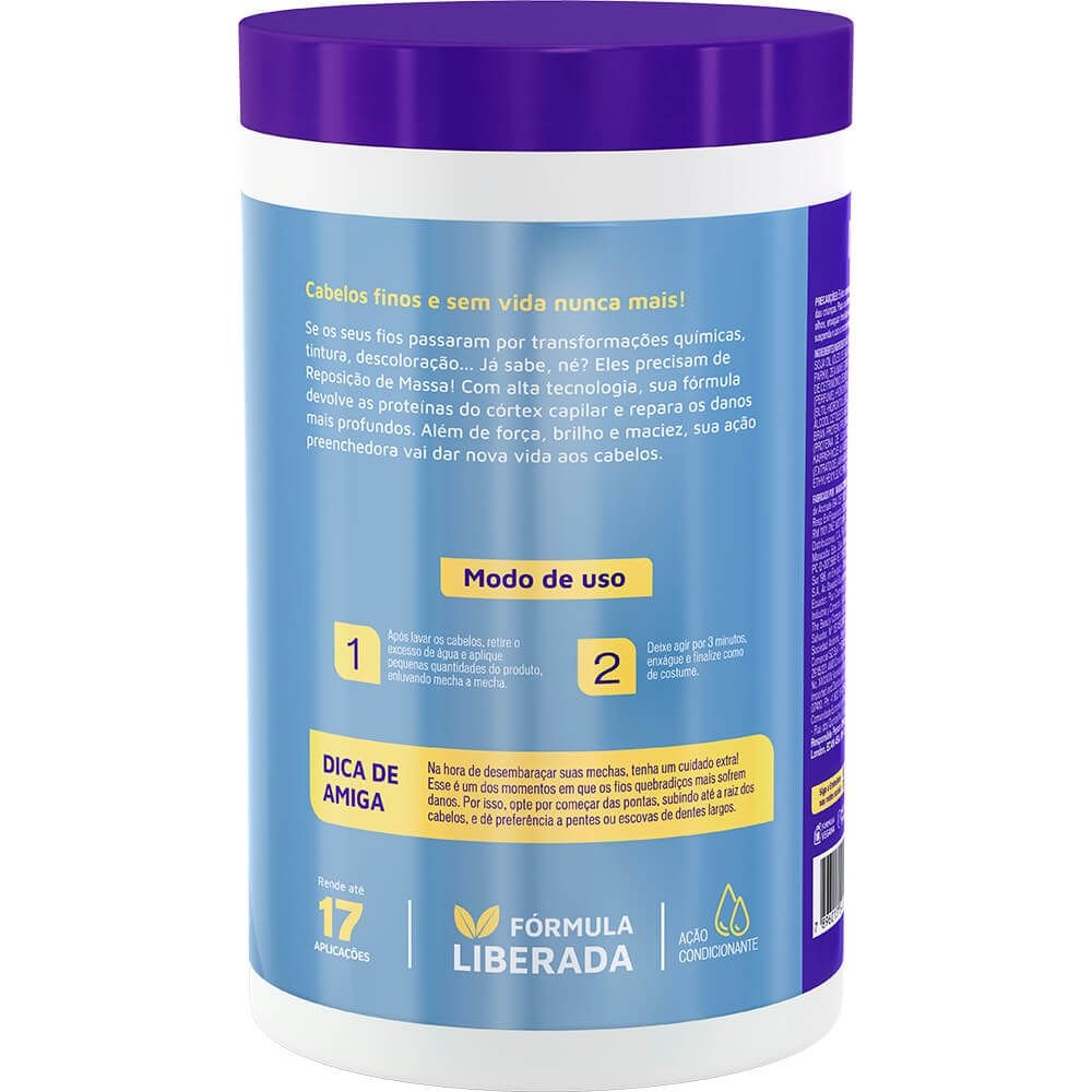 Creme de Tratamento NOVEX Reposição de Massa 400g 400g 4