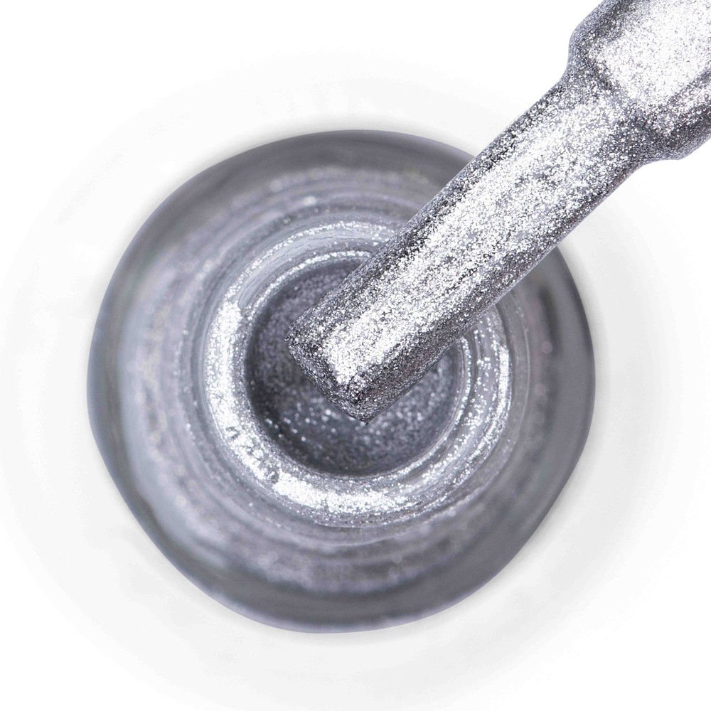 Esmalte Metálico Risqué Prata na Lata 8ml Prata na Lata 6