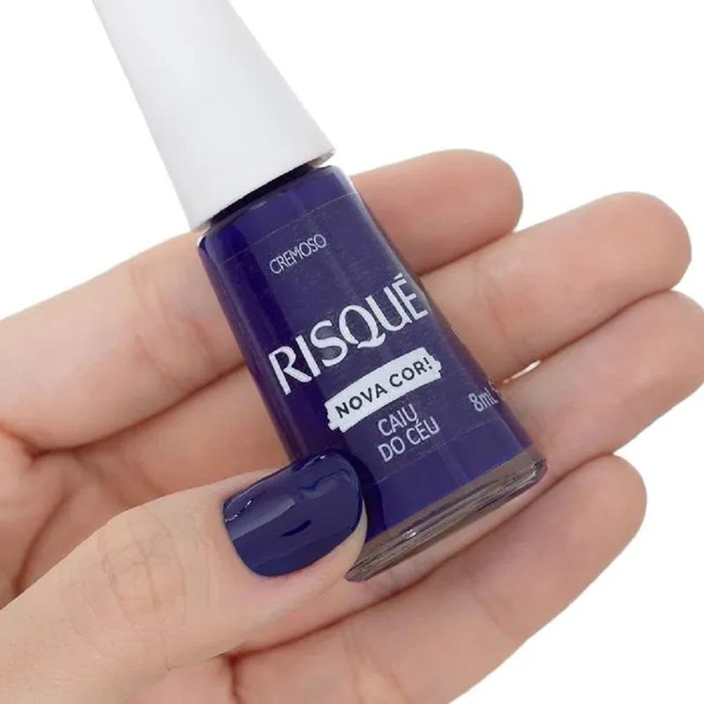 Esmalte Risqué Regular Caiu do Céu Cremoso 8ml Caiu do Céu 6