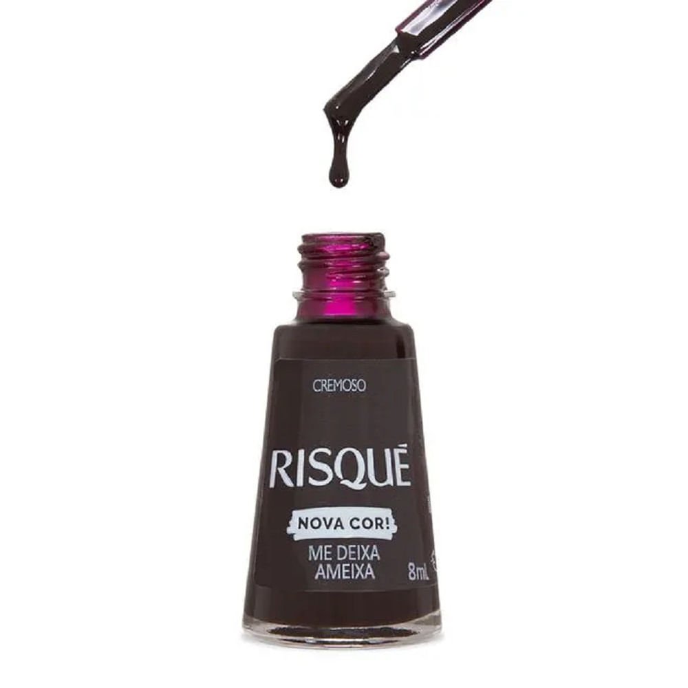 Esmalte Risqué Regular Me Deixa Ameixa Cremoso 8ml Me Deixa Ameixa 8