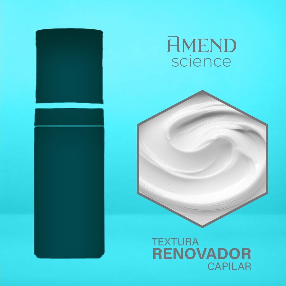 Renovador Capilar Amend Science Com Aminoácidos Reparadores 90g 90g 2