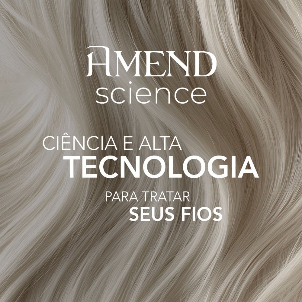 Renovador Capilar Amend Science Com Aminoácidos Reparadores 90g 90g 4