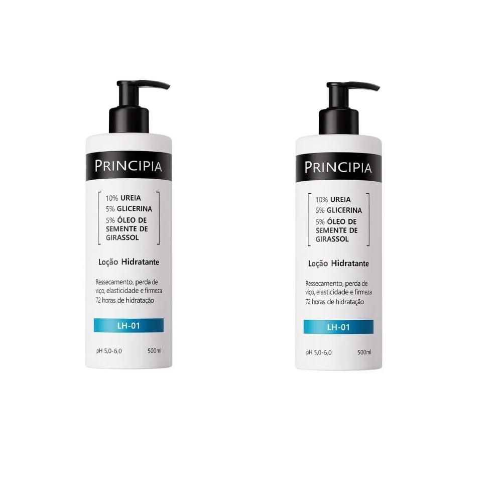 Kit 2 Loção Hidratante Principia LH-01 500ml Cada ÚNICO