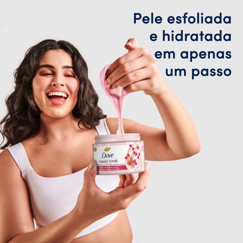 Sabonete Esfoliante Corporal Dove Beauty Scrub Romã e Manteiga de Karité 280g 280g 5