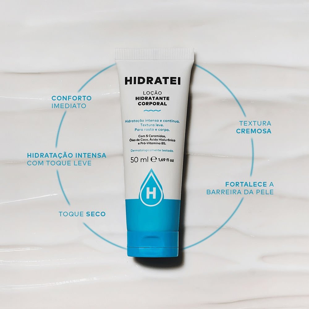 Loção Hidratante Corporal Hidratei 200ml 200ml 3