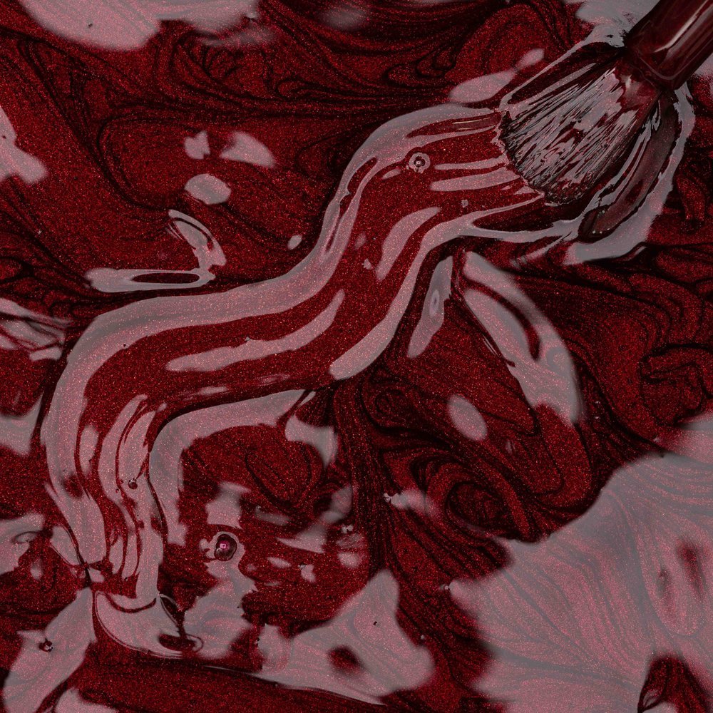 Esmalte Vermelho Risqué Diamond Gel Charlotte de Romã Metálico 9,5 ml Charlotte De Romã 6