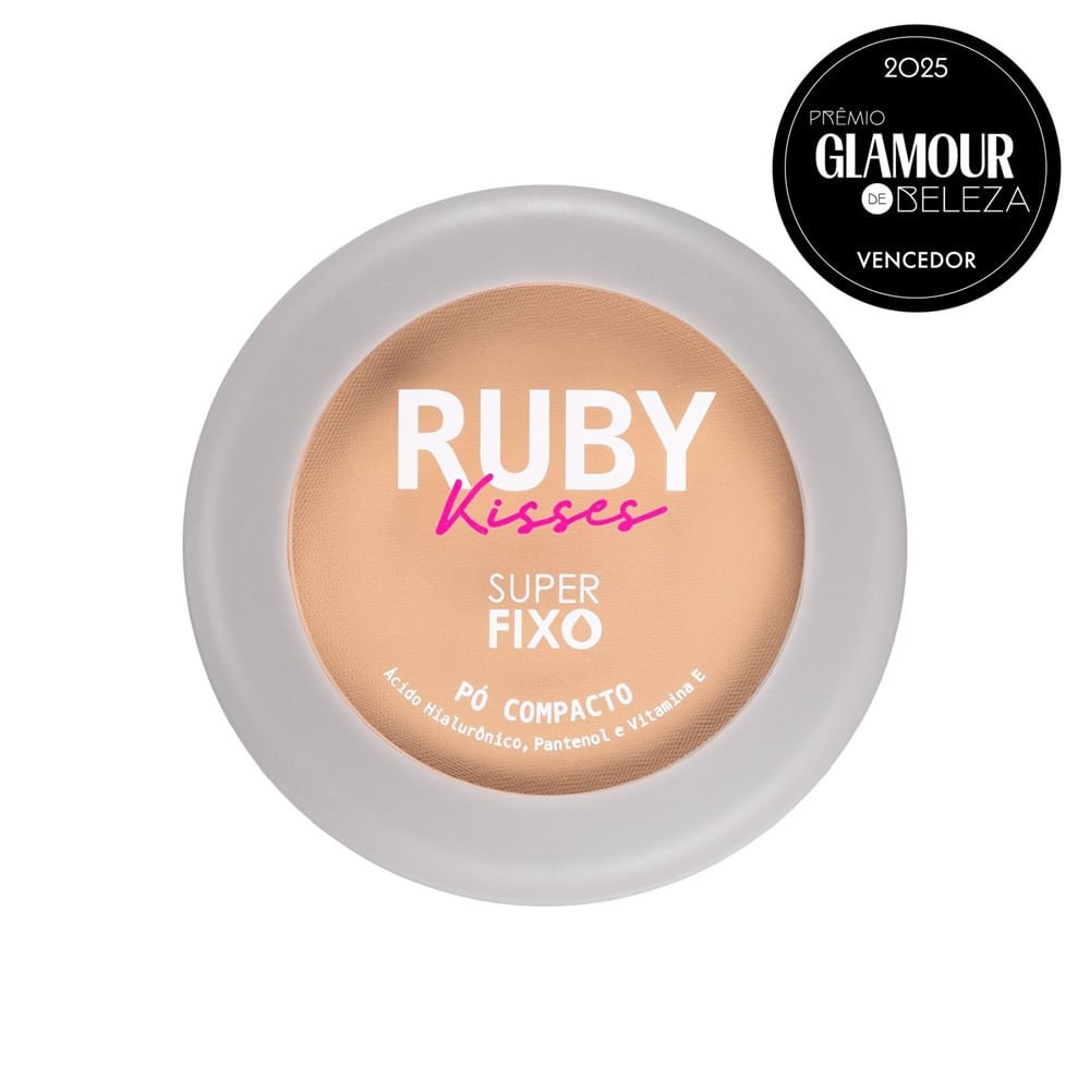 Pó Compacto Ruby Kisses Super Fixo Cor 130 9g Cor 130 2