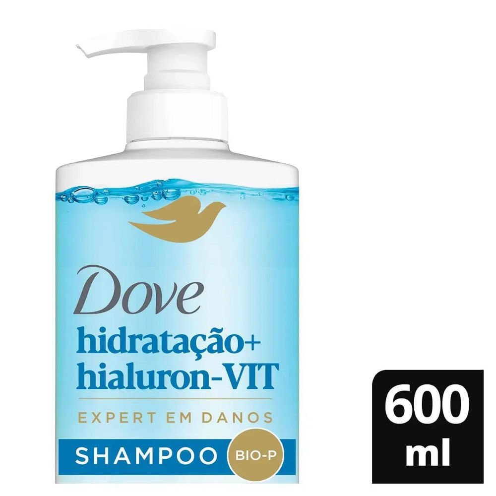 Shampoo Dove Hidratação + Hialuron-VIT 600ml 600ml 2