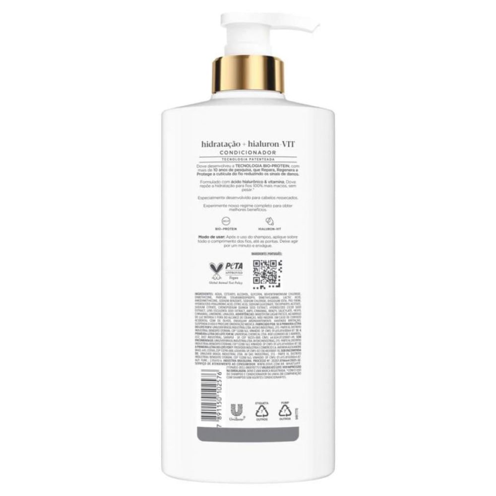 Condicionador Dove Hidratação + Hialuron-VIT 600ml 600ml 3