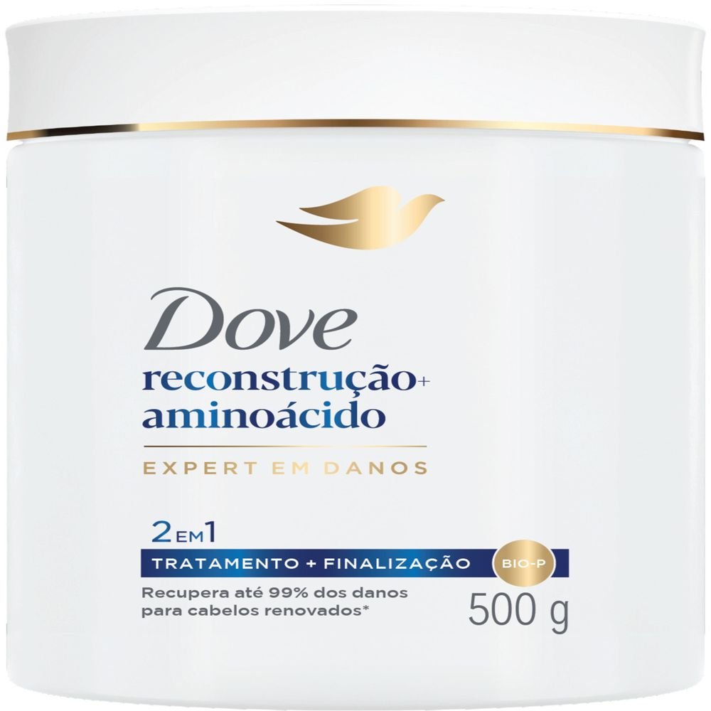 Máscara Cápilar Dove 2em1 Reconstrução + Aminoácido 500g 500g 2