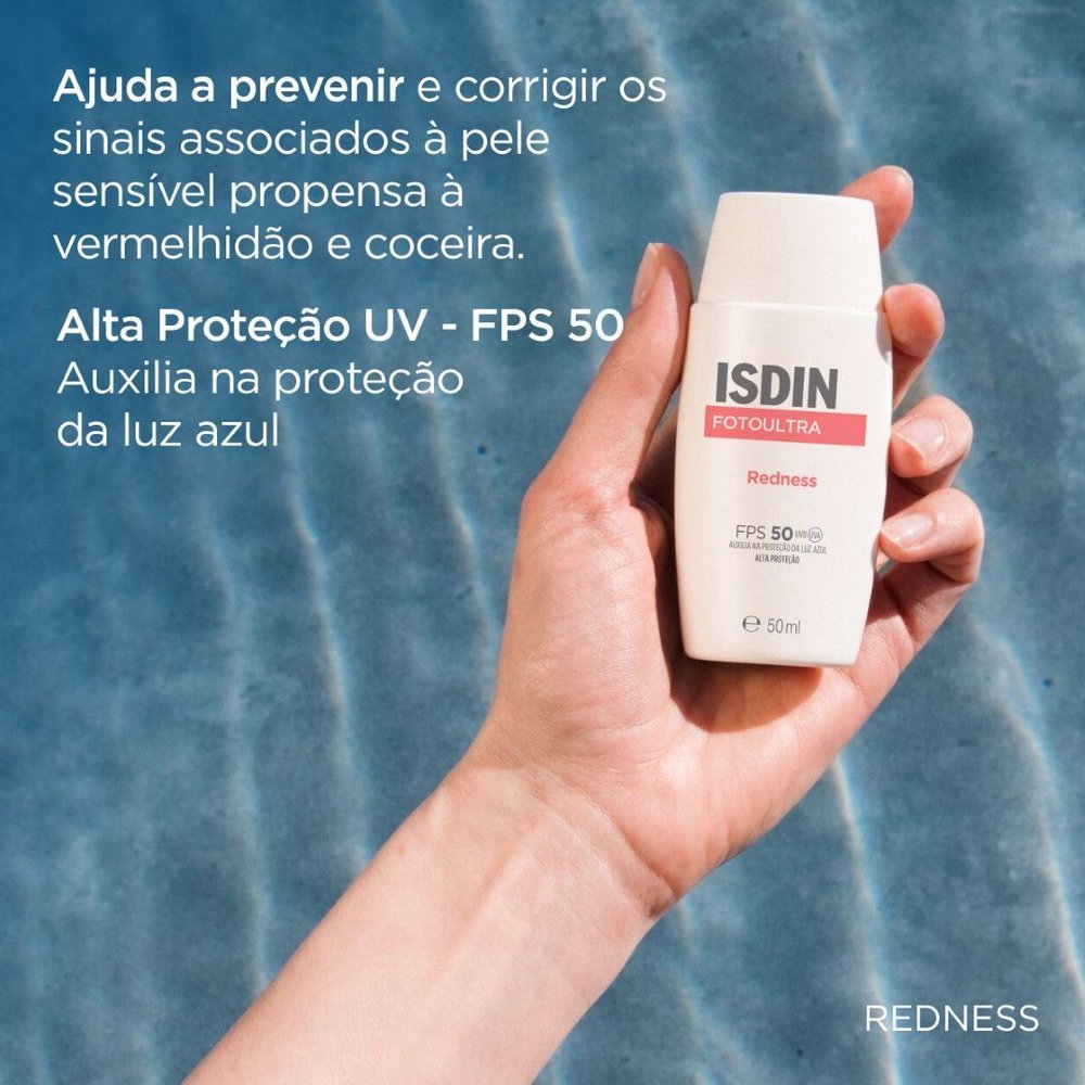Protetor Solar Isdin Redness FotoUltra FPS50 50ml 50ml 4